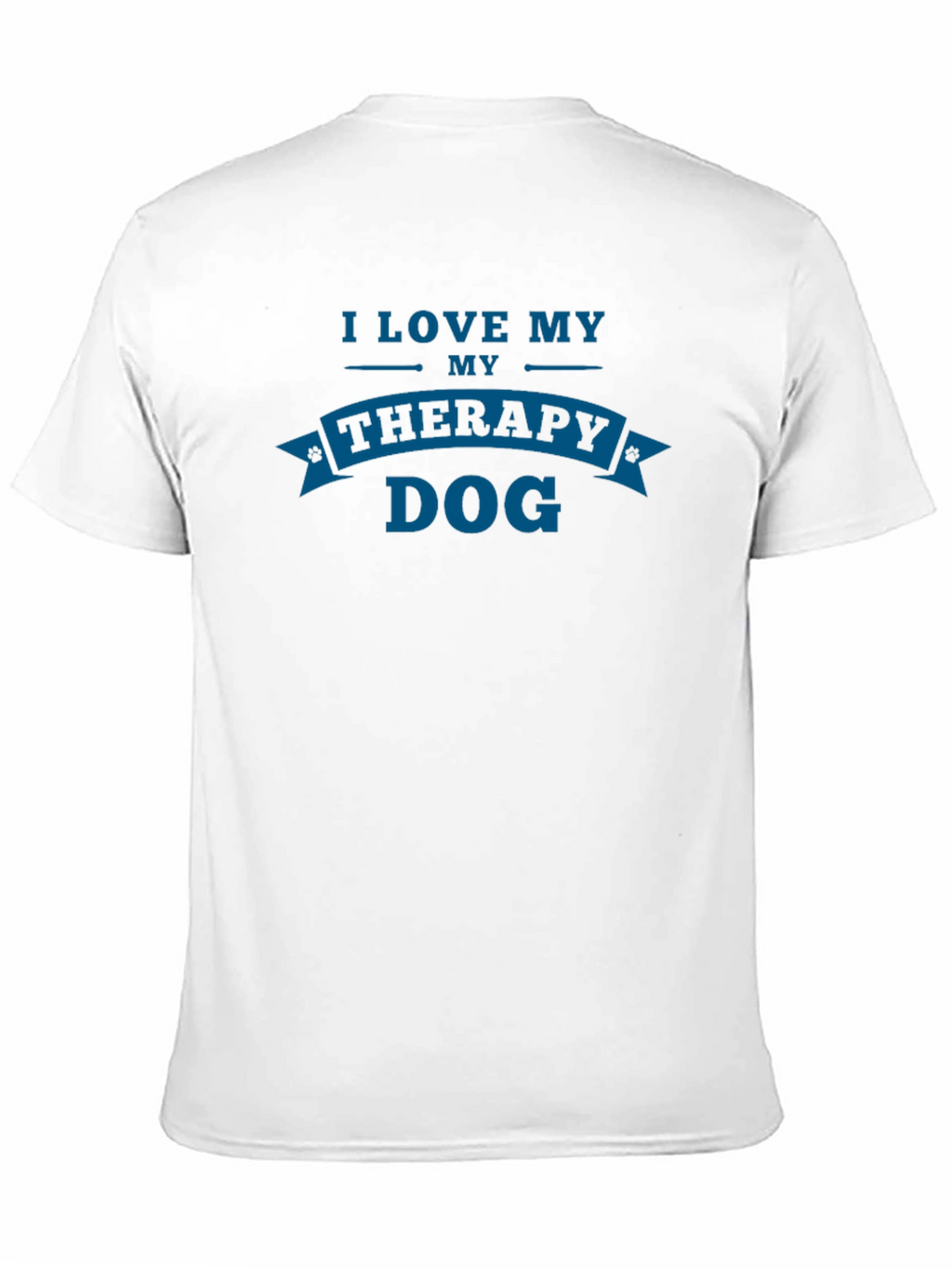 I Love My Therapy Dog Graphic T-Shirt