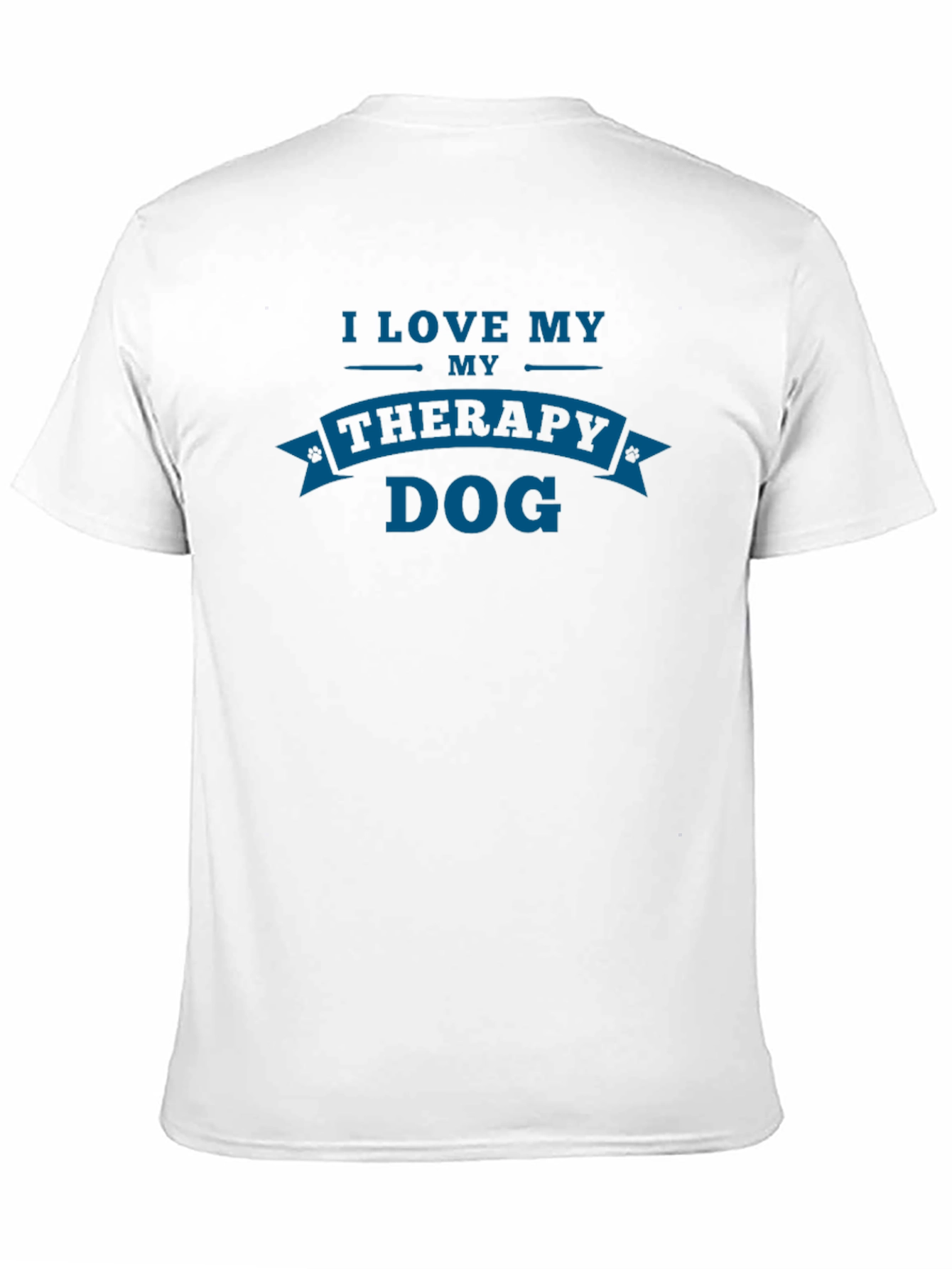 I Love My Therapy Dog Graphic T-Shirt