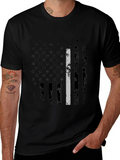 Thin Gray Line American Flag T-Shirt