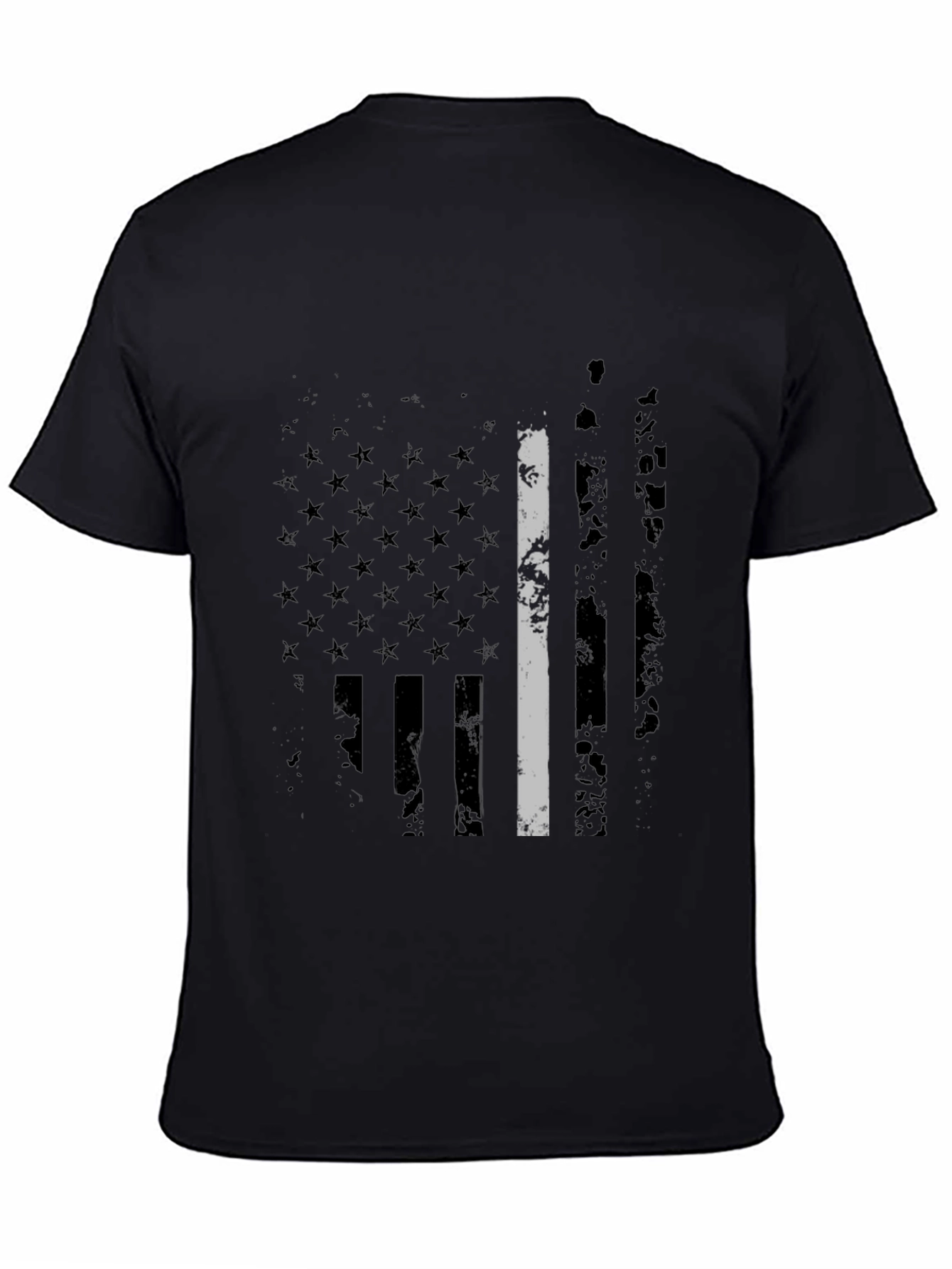 Thin Gray Line American Flag T-Shirt