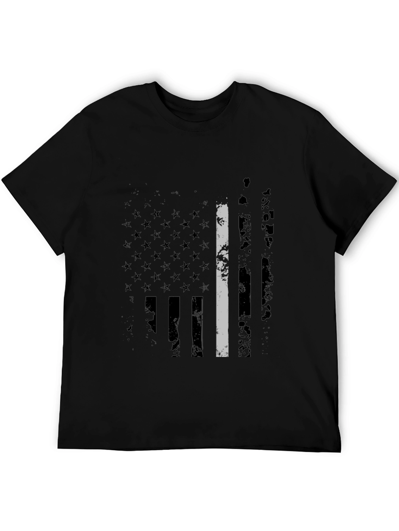 Thin Gray Line American Flag T-Shirt
