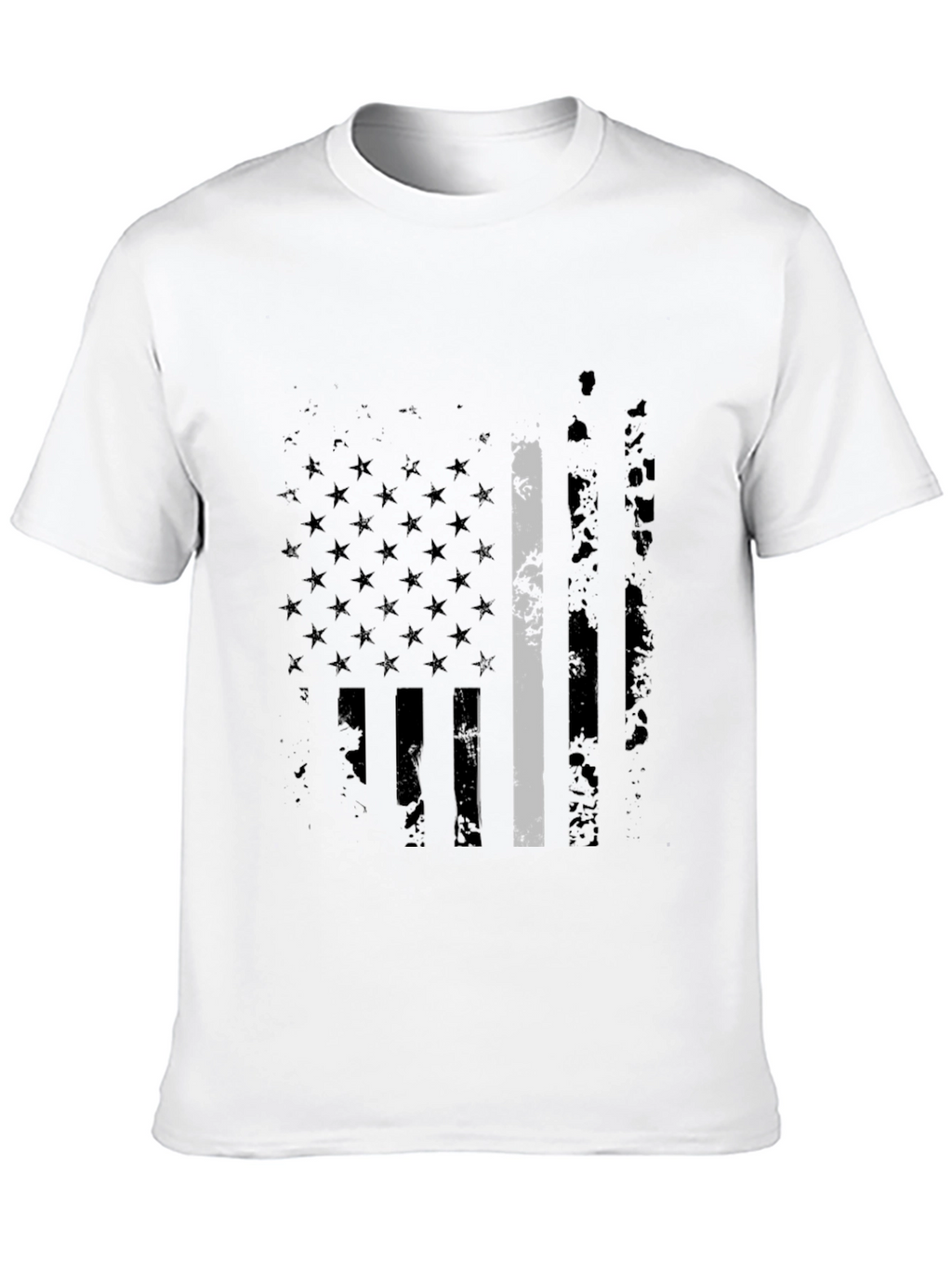 Thin Gray Line American Flag T-Shirt