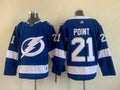 Men's Tampa Bay Lightning Brayden Point #21 Blue Home Breakaway Player Jerseys