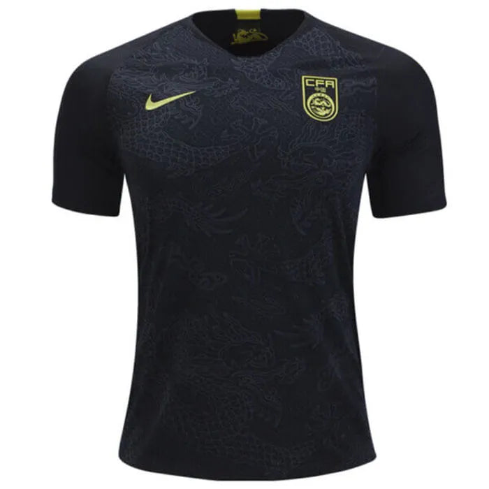 2019/20 China Away Black Fans Soccer Jersey Front