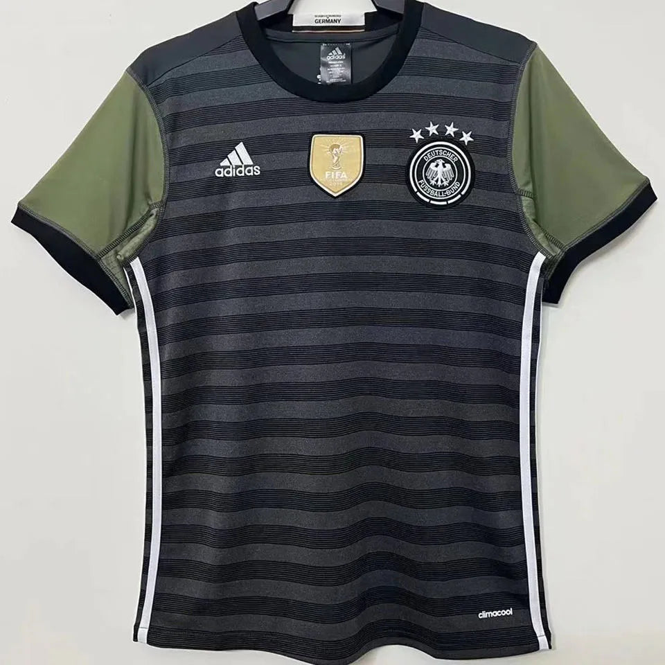 2016 Germany Away Retro Soccer Jersey Front