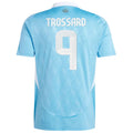 TROSSARD #9 Belgium Away Fans Soccer Jersey 2024/25 ★★ Front