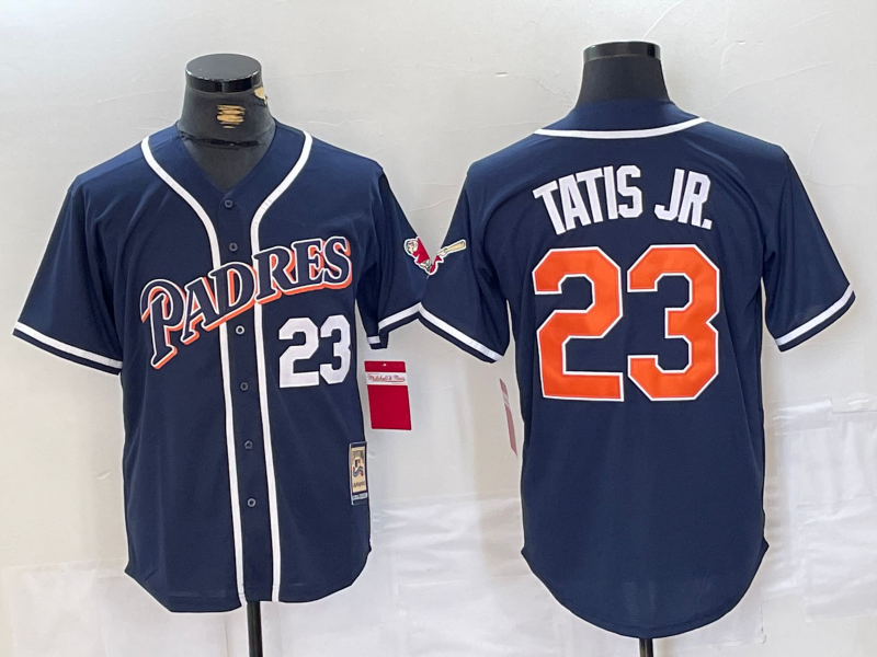 Men's San Diego Padres Fernando Tatis Jr. #23 Navy Replica Player Jerseys