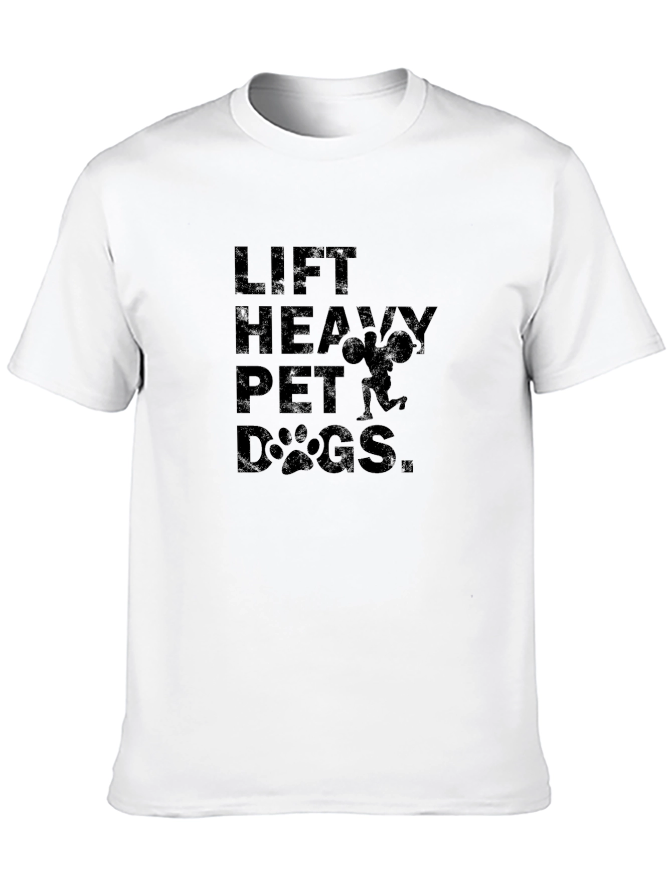 Lift Heavy Pet Dogs Graphic T-Shirt