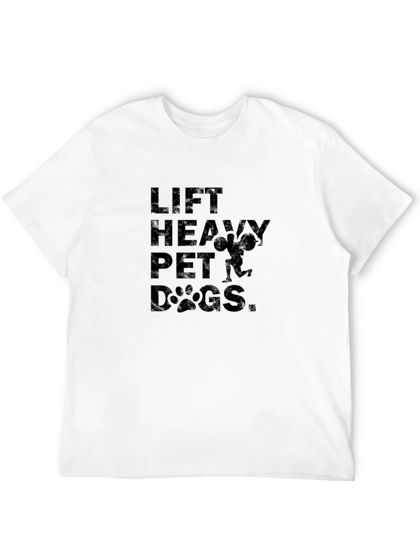 Lift Heavy Pet Dogs Graphic T-Shirt