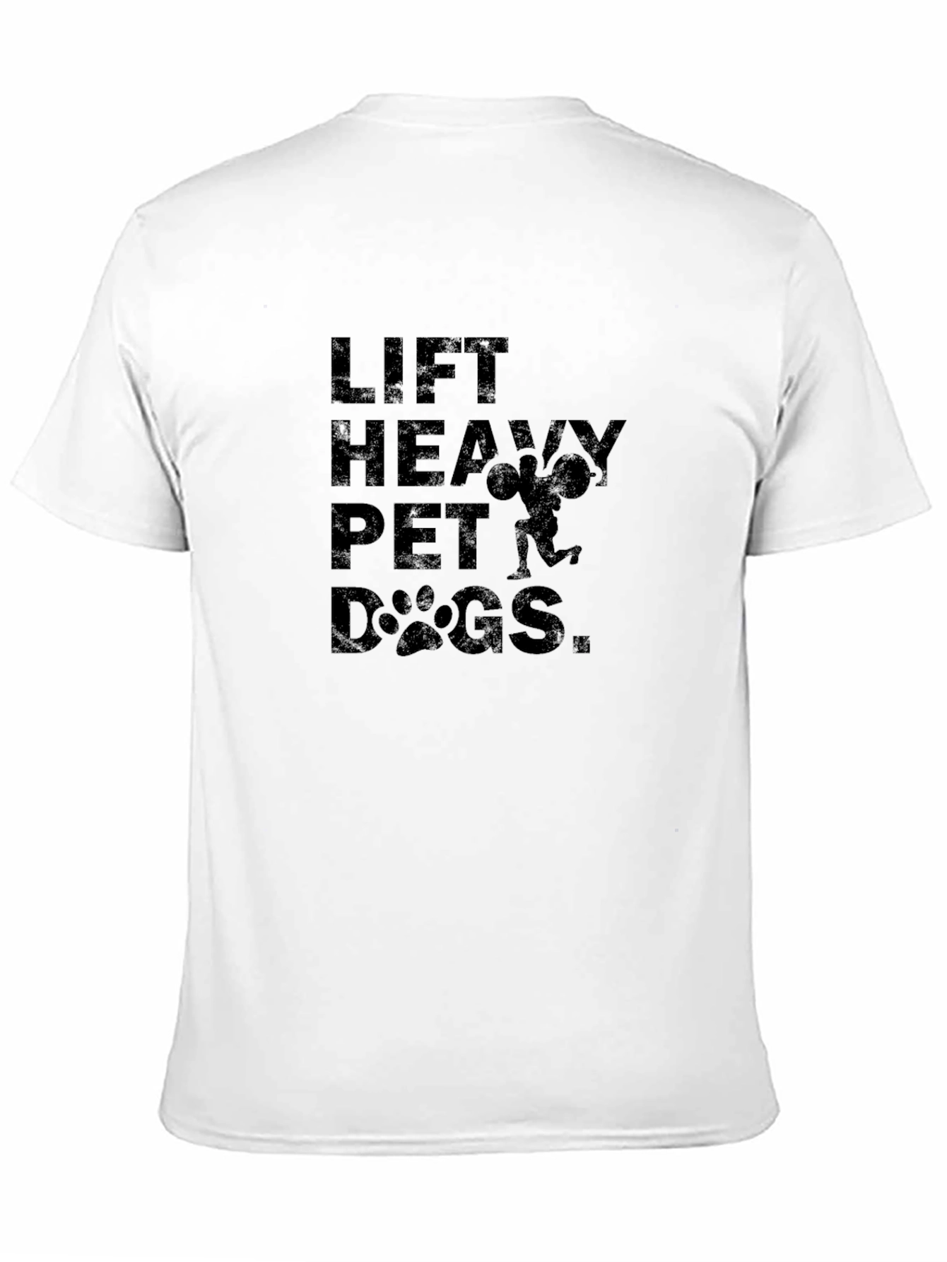Lift Heavy Pet Dogs Graphic T-Shirt