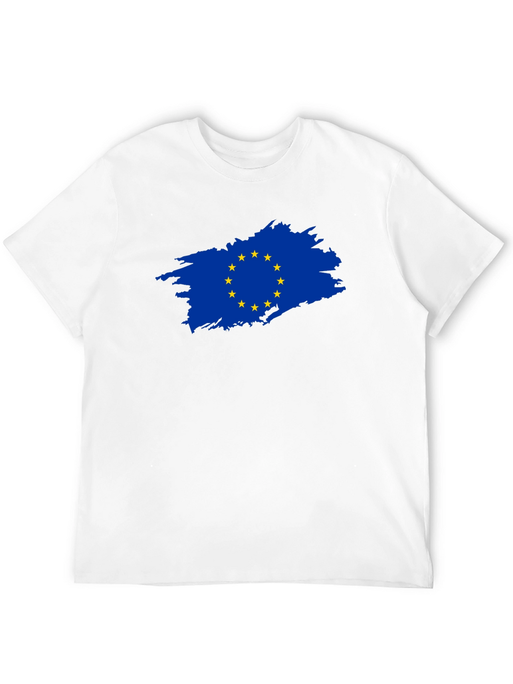 EU Flag Brushstroke Graphic Tee