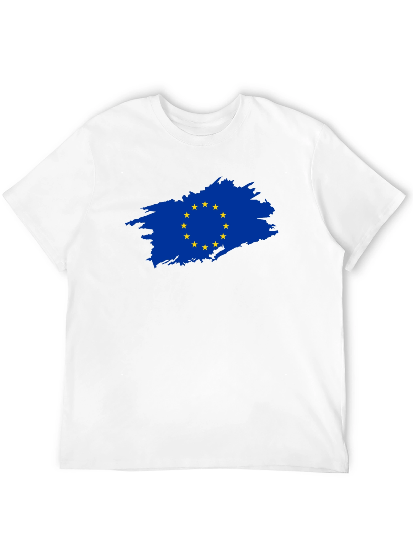 EU Flag Brushstroke Graphic Tee