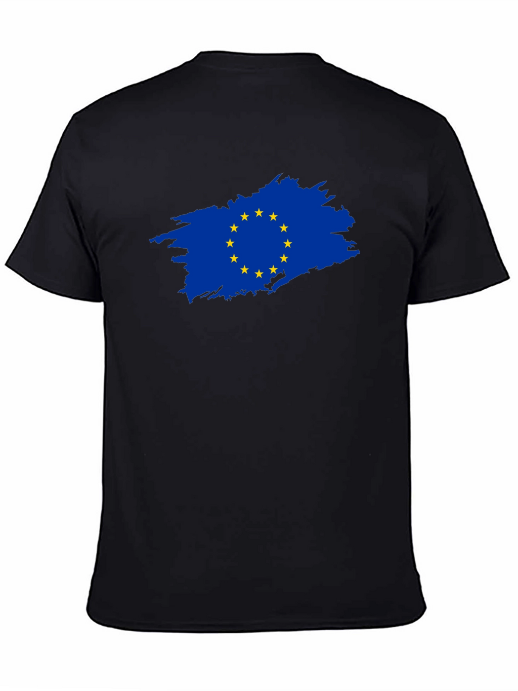 EU Flag Brushstroke Graphic Tee