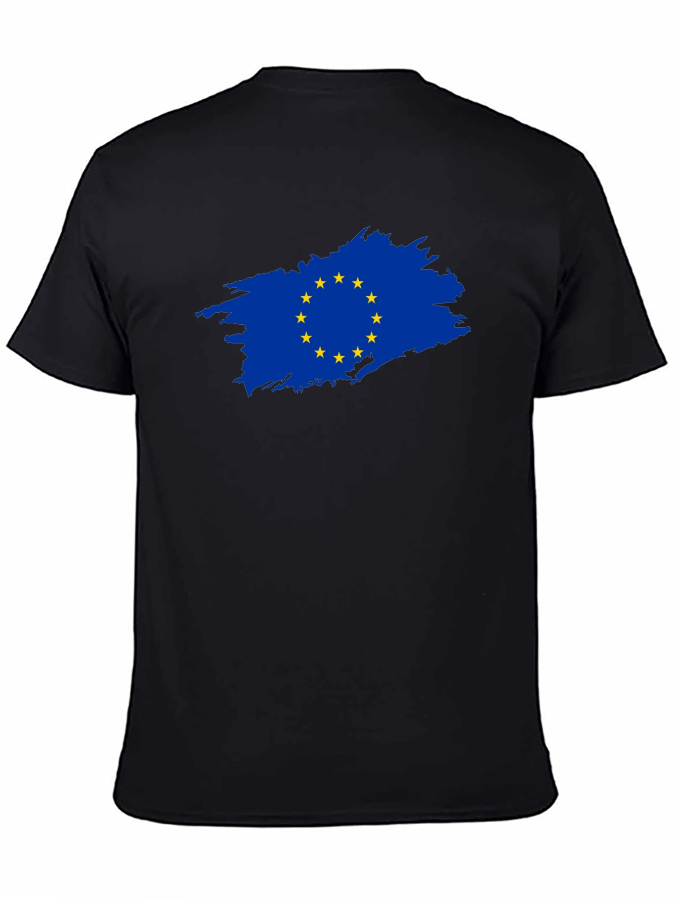 EU Flag Brushstroke Graphic Tee