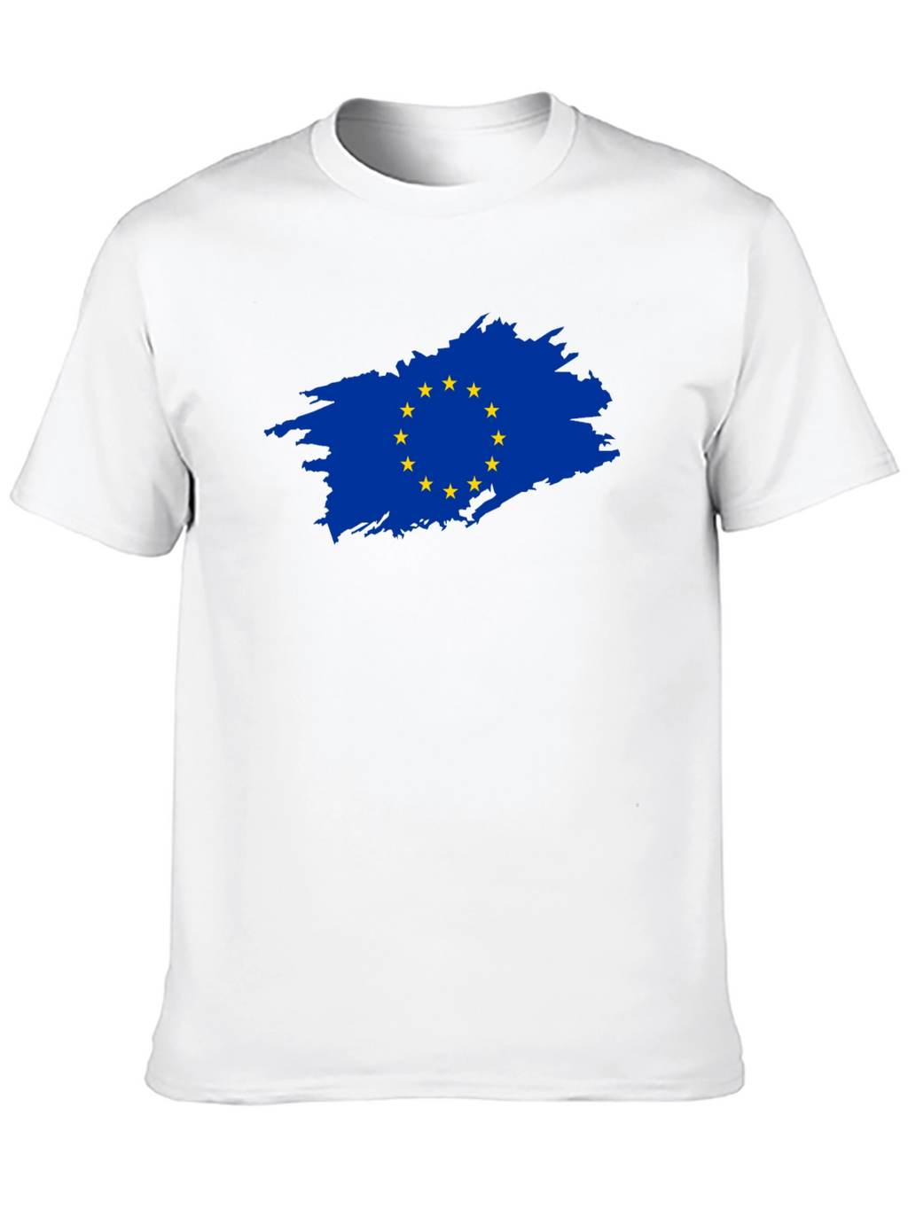 EU Flag Brushstroke Graphic Tee