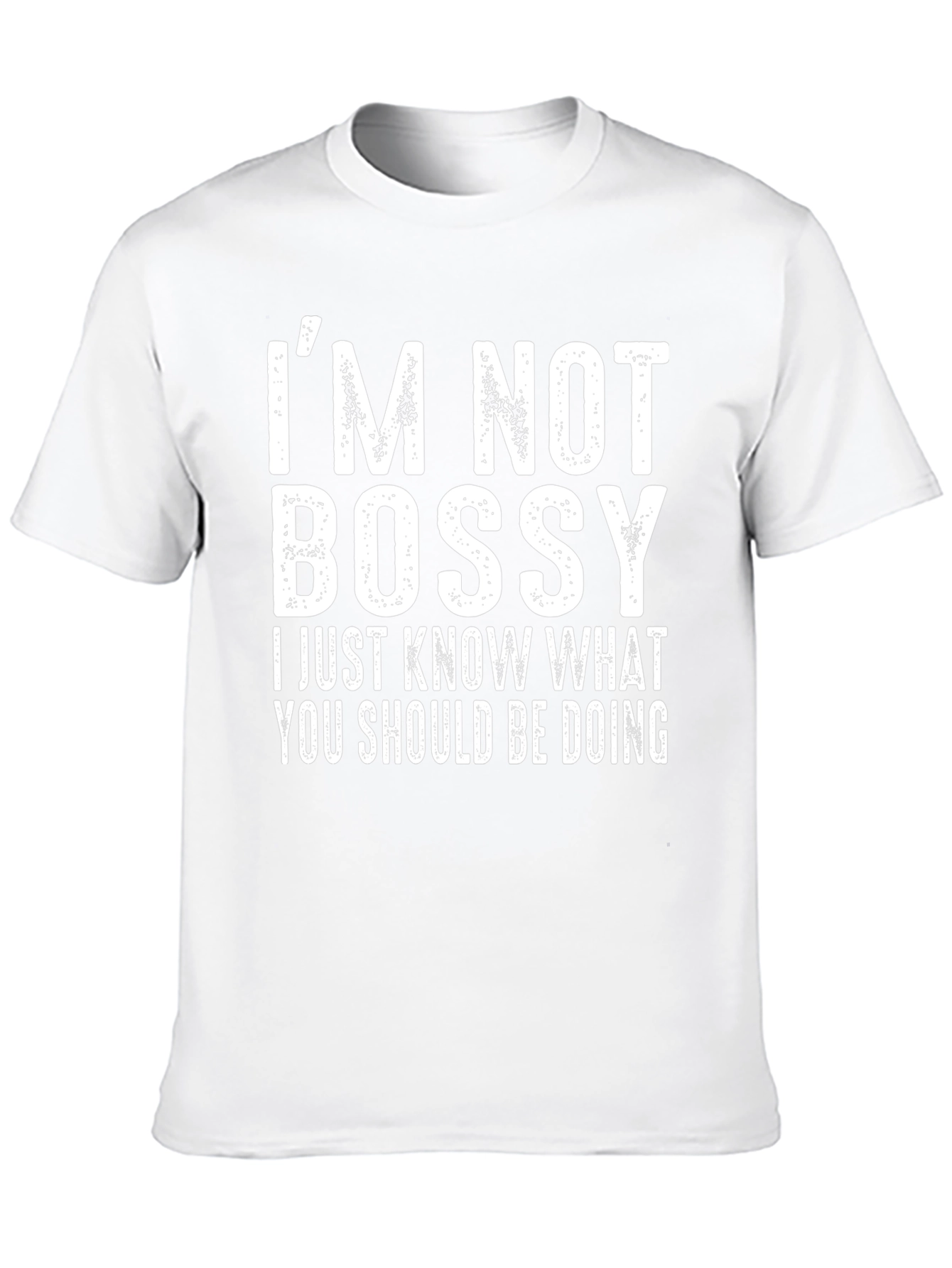 Funny Im Not Bossy Black Graphic T-Shirt