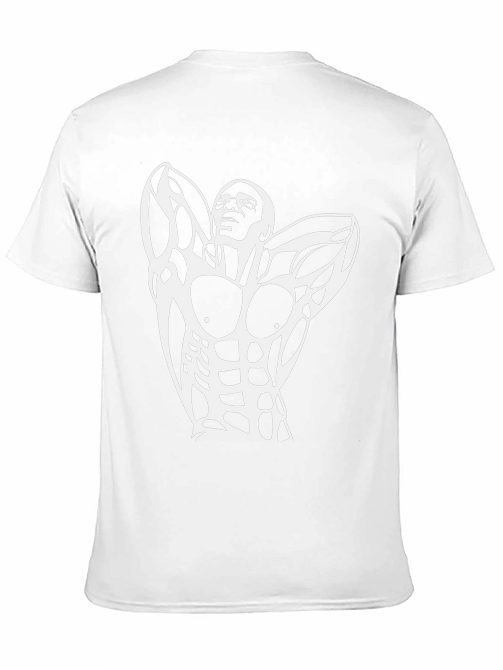 Muscled Physique Graphic Tee - Black