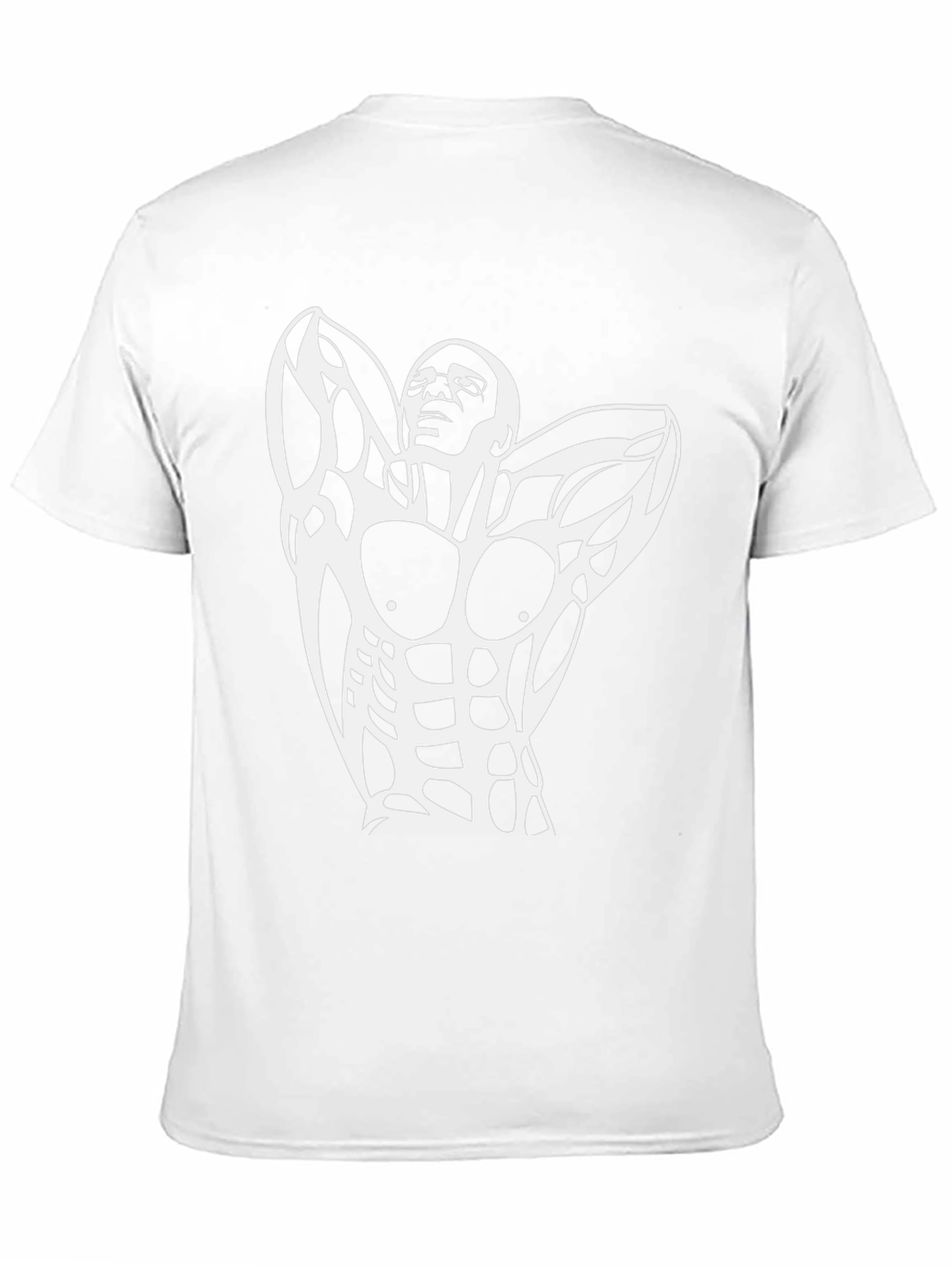 Muscled Physique Graphic Tee - Black