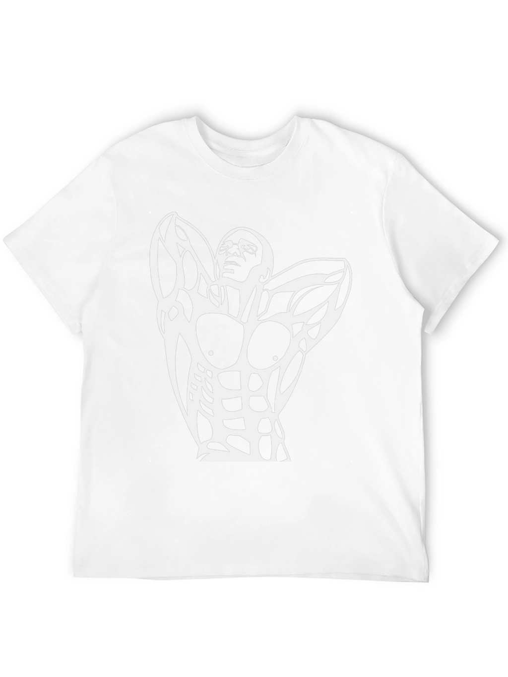 Muscled Physique Graphic Tee - Black