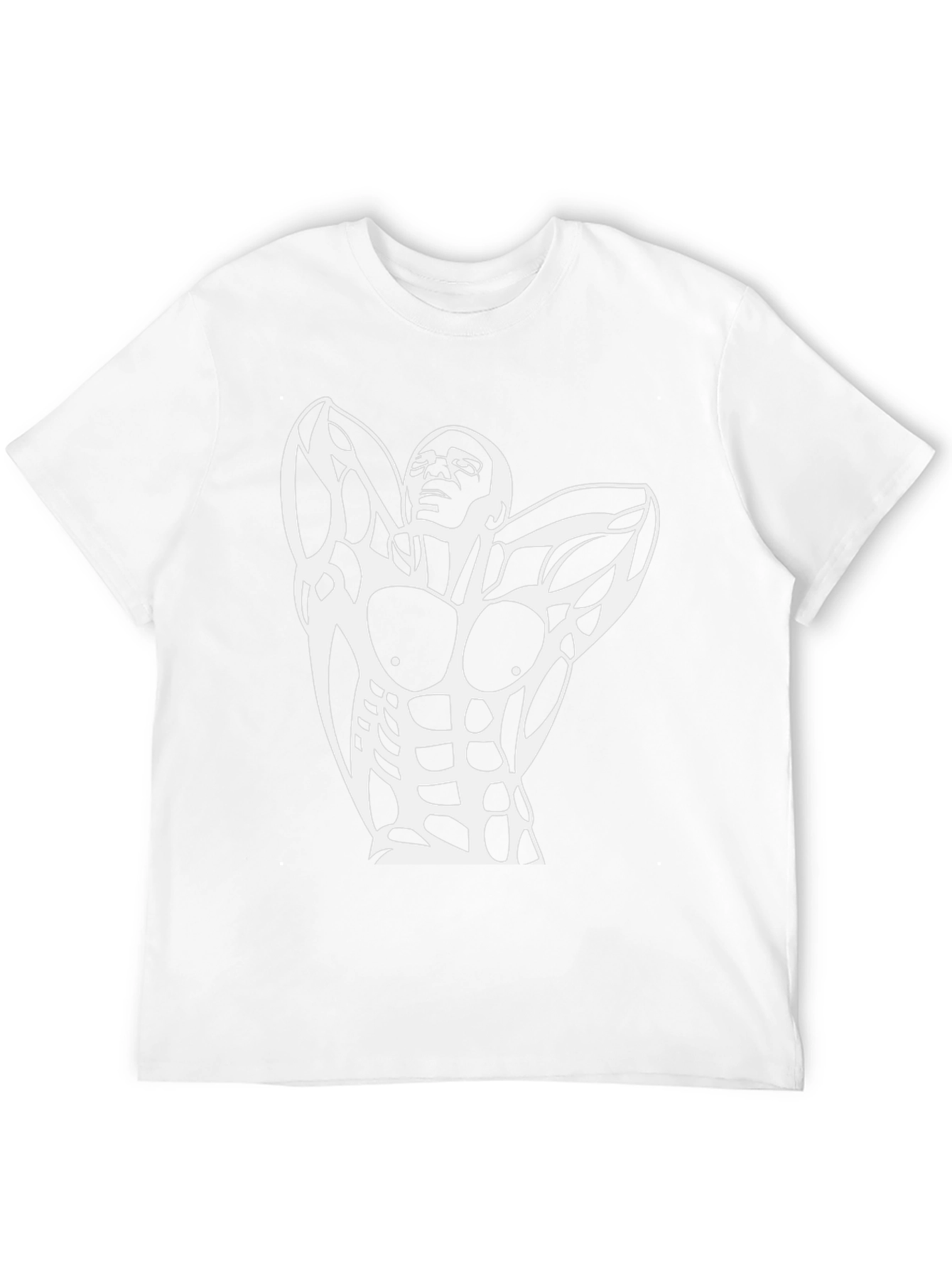 Muscled Physique Graphic Tee - Black
