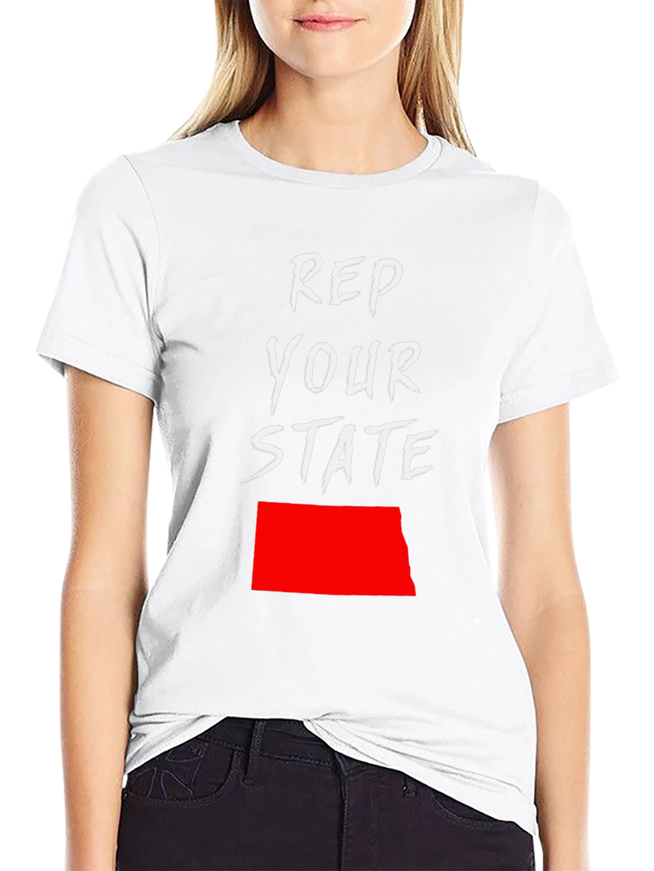 Rep Your State Tee - North Dakota Pride