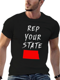 Rep Your State Tee - North Dakota Pride