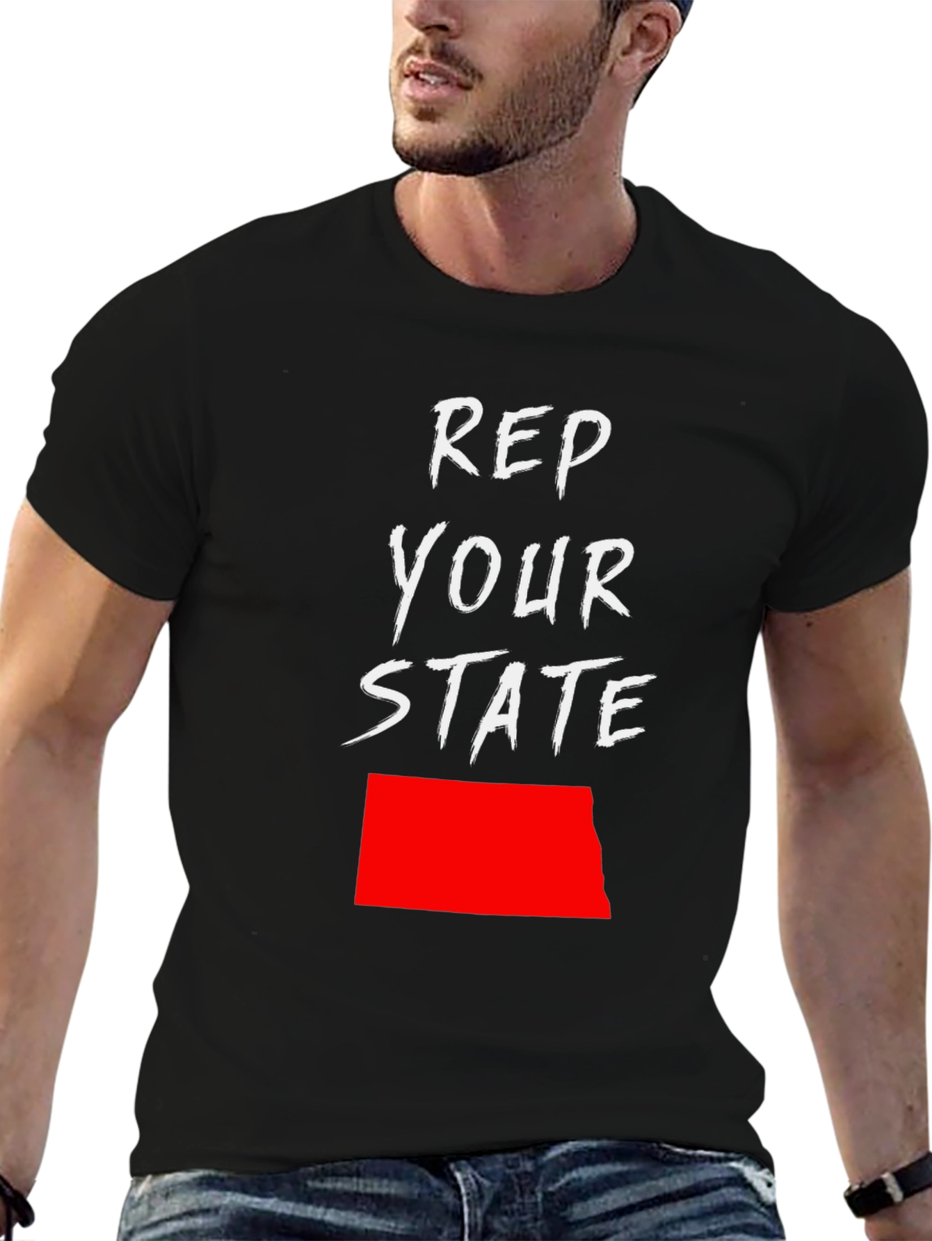 Rep Your State Tee - North Dakota Pride