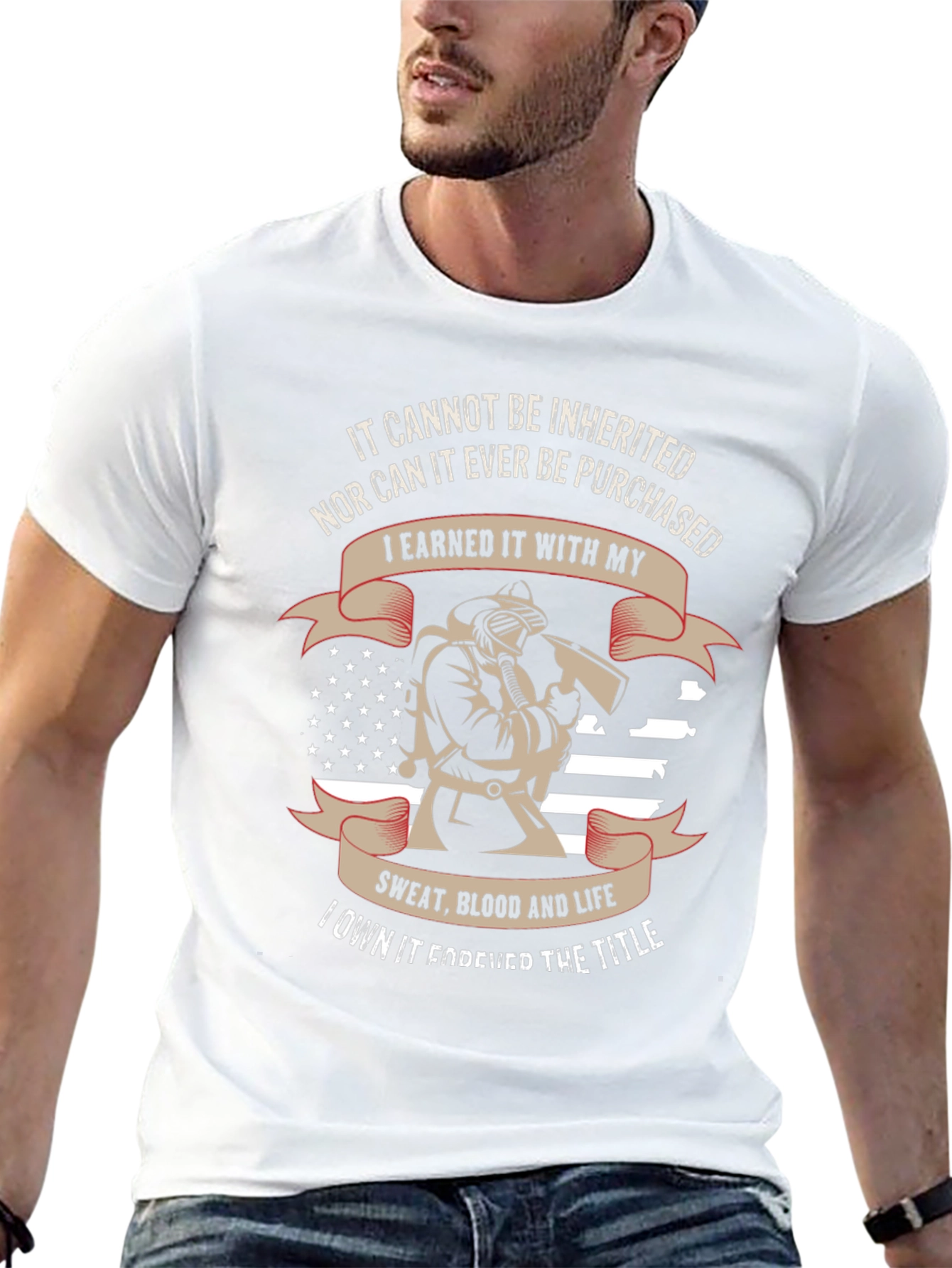 Firefighter Pride T-Shirt - Earned Not Given
