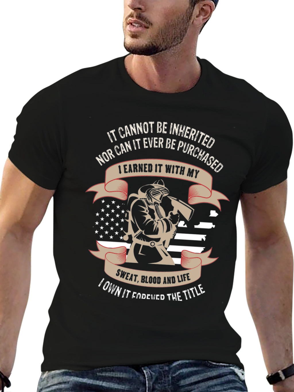 Firefighter Pride T-Shirt - Earned Not Given