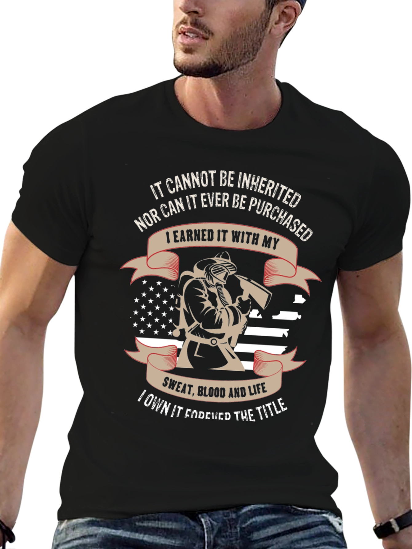 Firefighter Pride T-Shirt - Earned Not Given