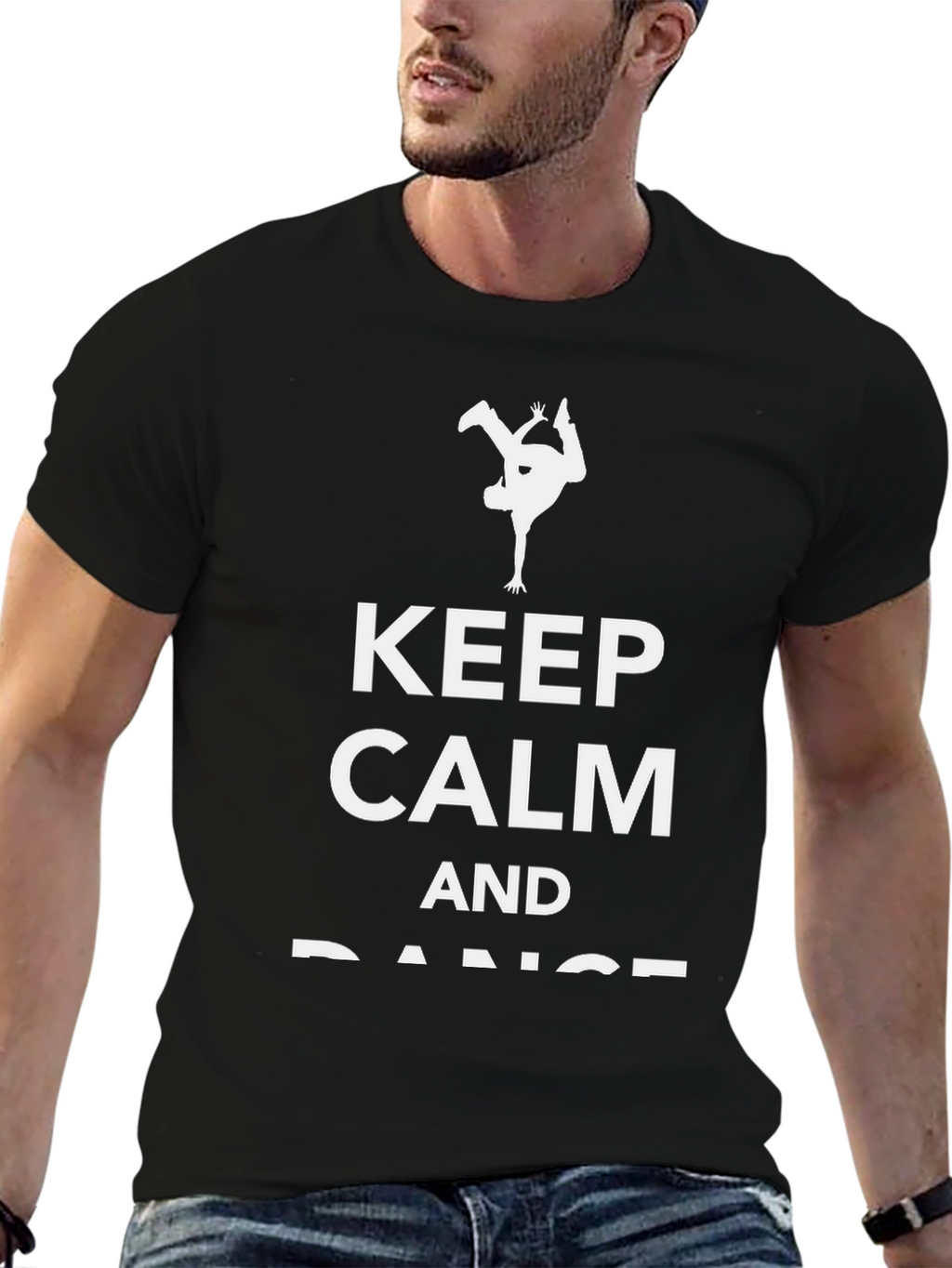 Keep Calm and Dance Graphic T-Shirt