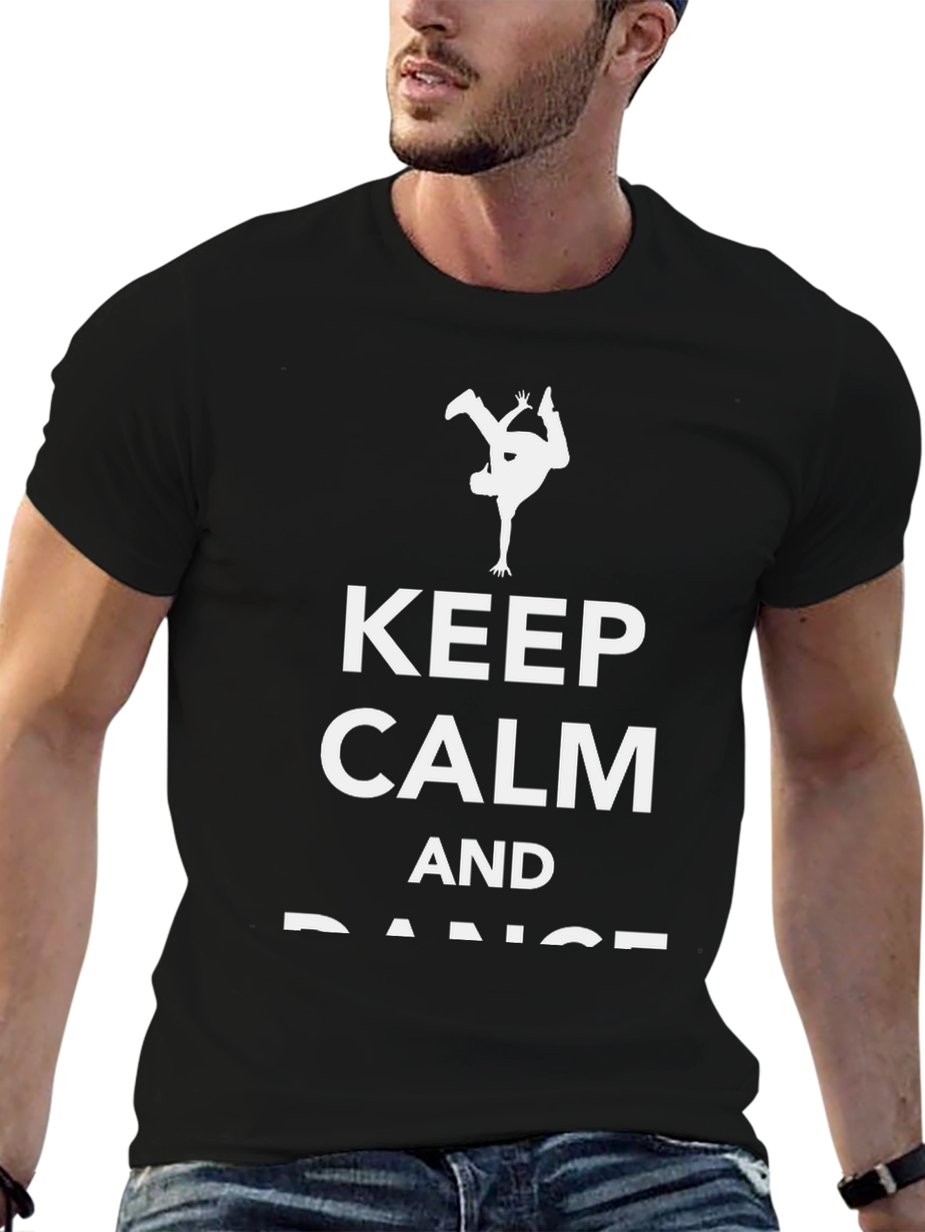 Keep Calm and Dance Graphic T-Shirt