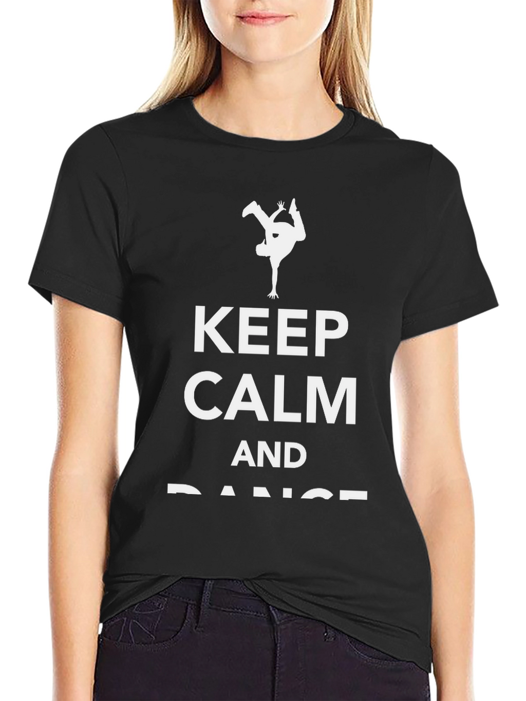 Keep Calm and Dance Graphic T-Shirt