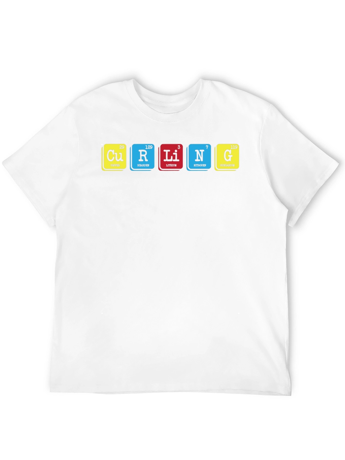 Curling Periodic Table T-Shirt