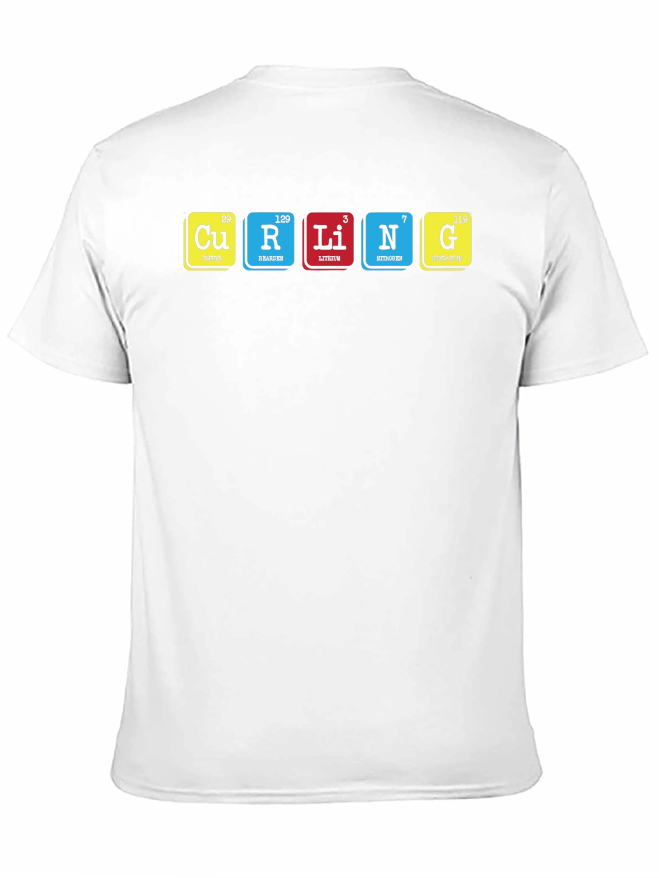 Curling Periodic Table T-Shirt