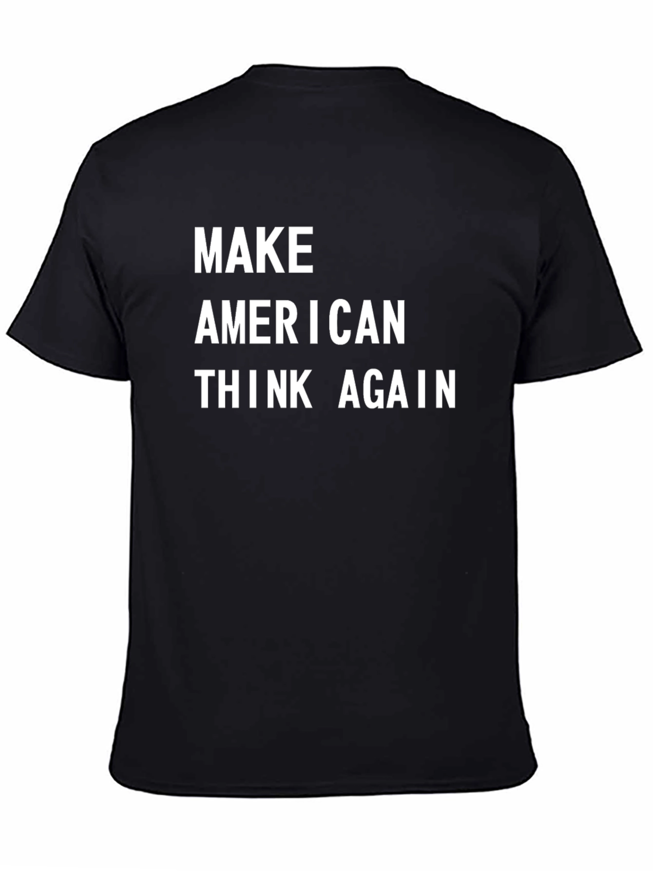 Make American Think Again Graphic Tee - Black