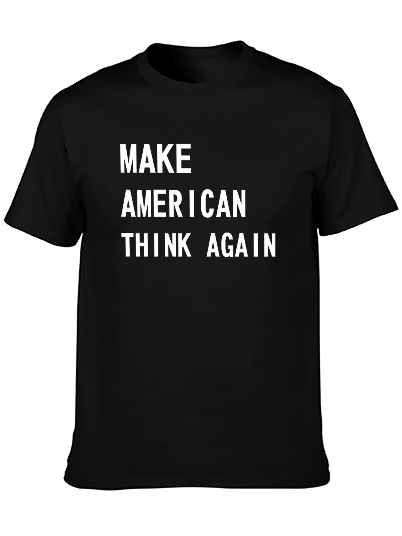 Make American Think Again Graphic Tee - Black