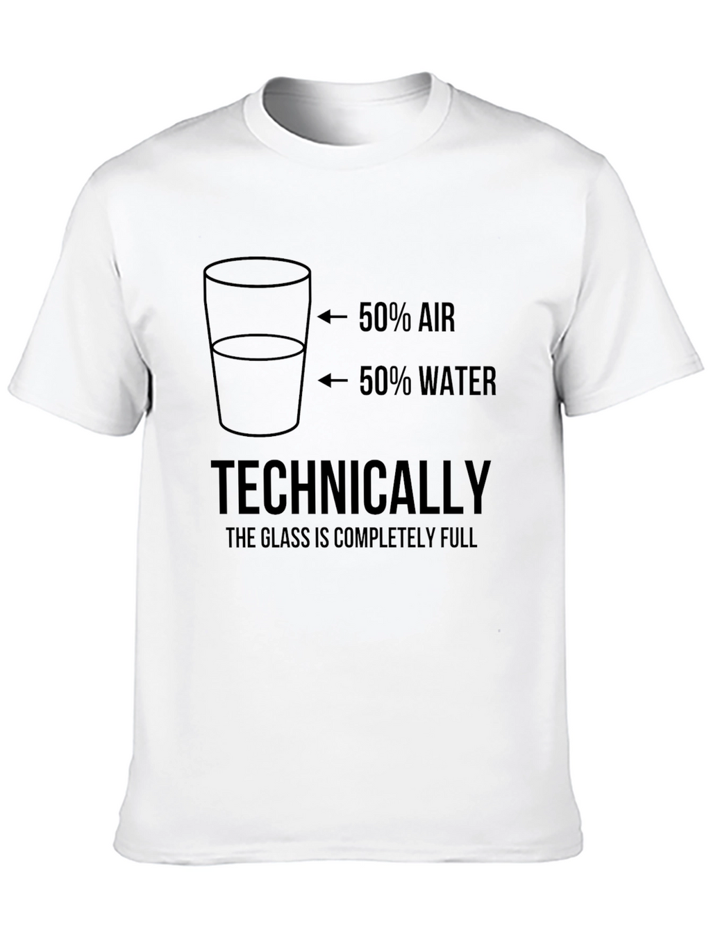 Funny Glass is Full Graphic Tee