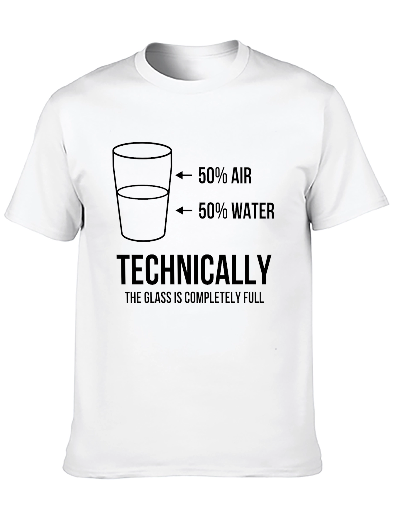 Funny Glass is Full Graphic Tee