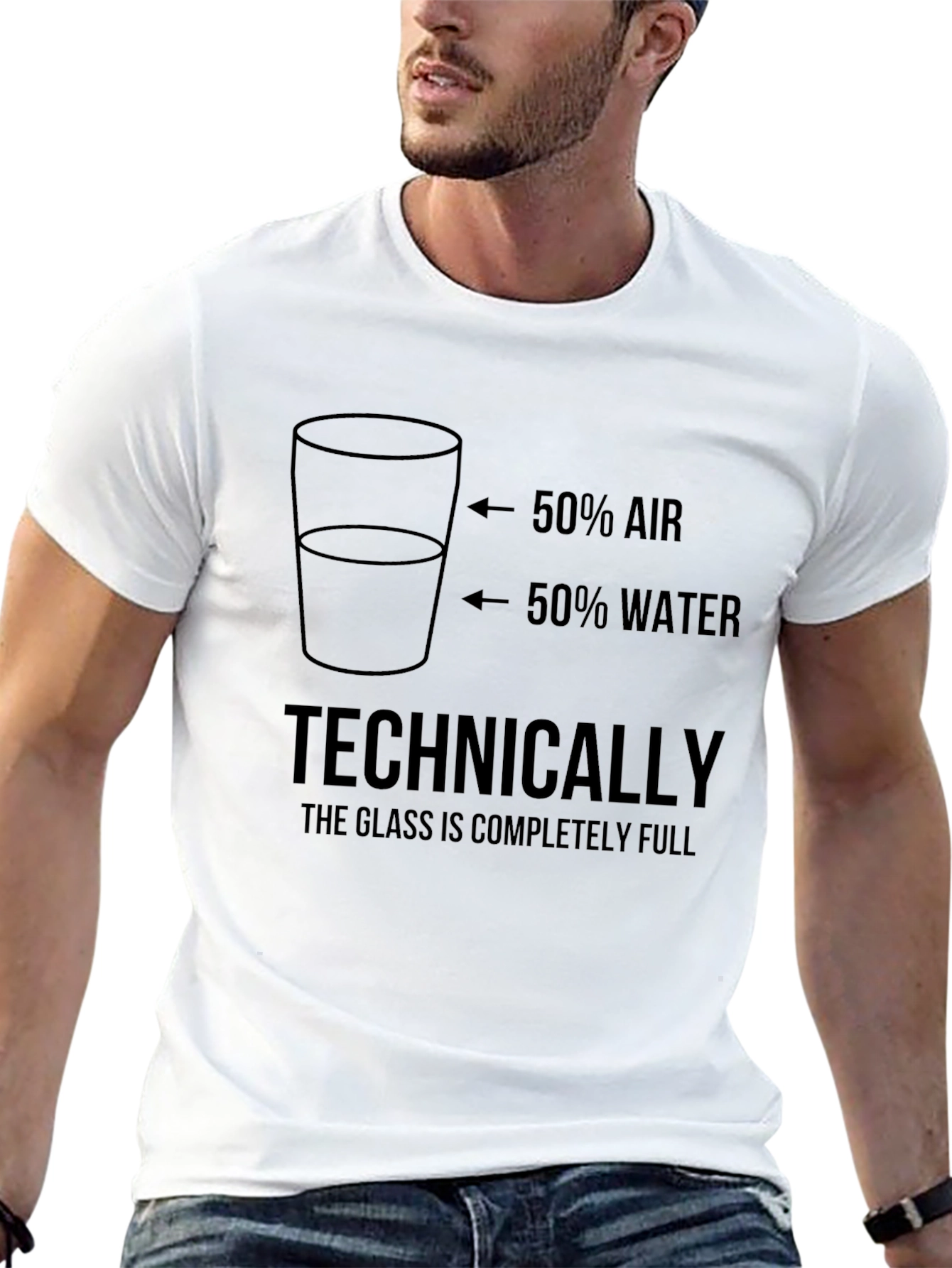 Funny Glass is Full Graphic Tee