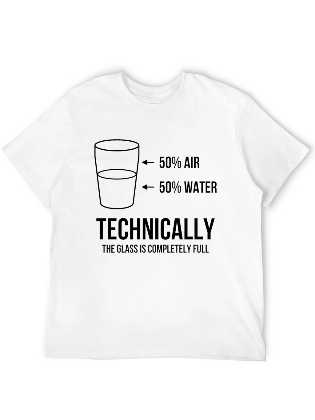 Funny Glass is Full Graphic Tee