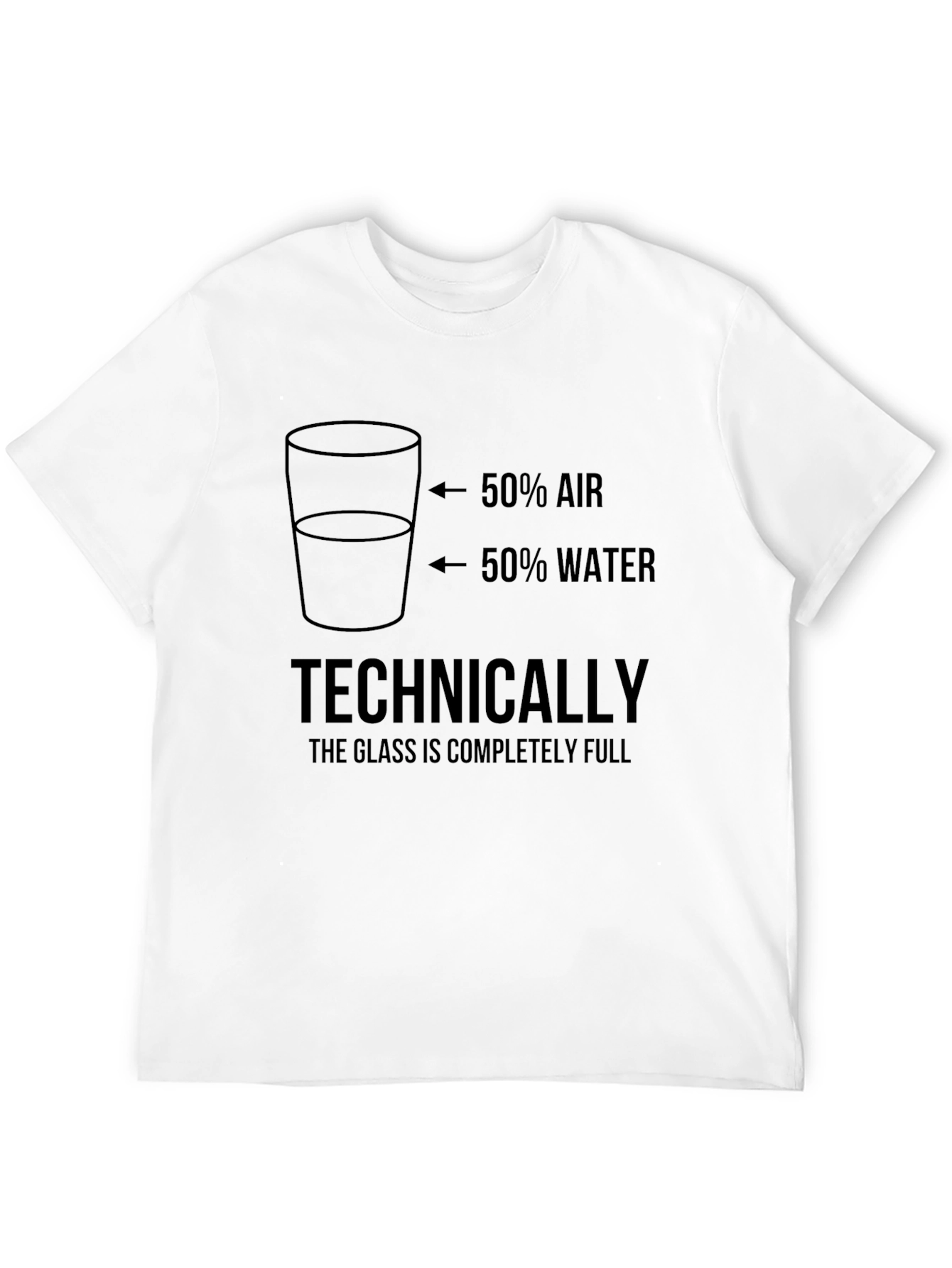 Funny Glass is Full Graphic Tee