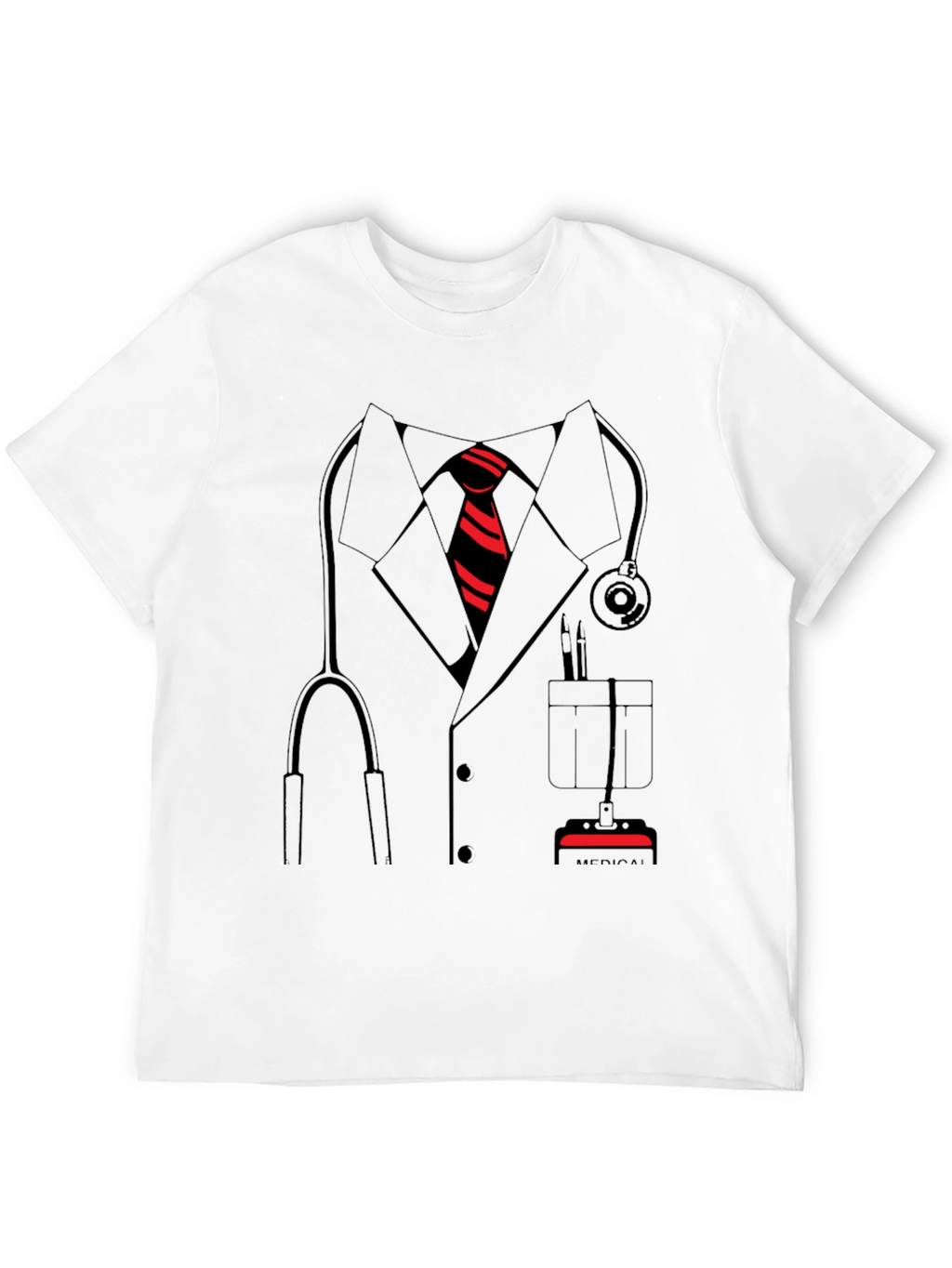 Doctor Costume T-Shirt - Medical Professional Design