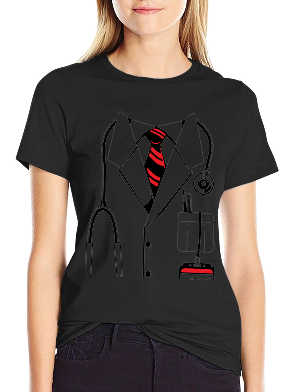 Doctor Costume T-Shirt - Medical Professional Design