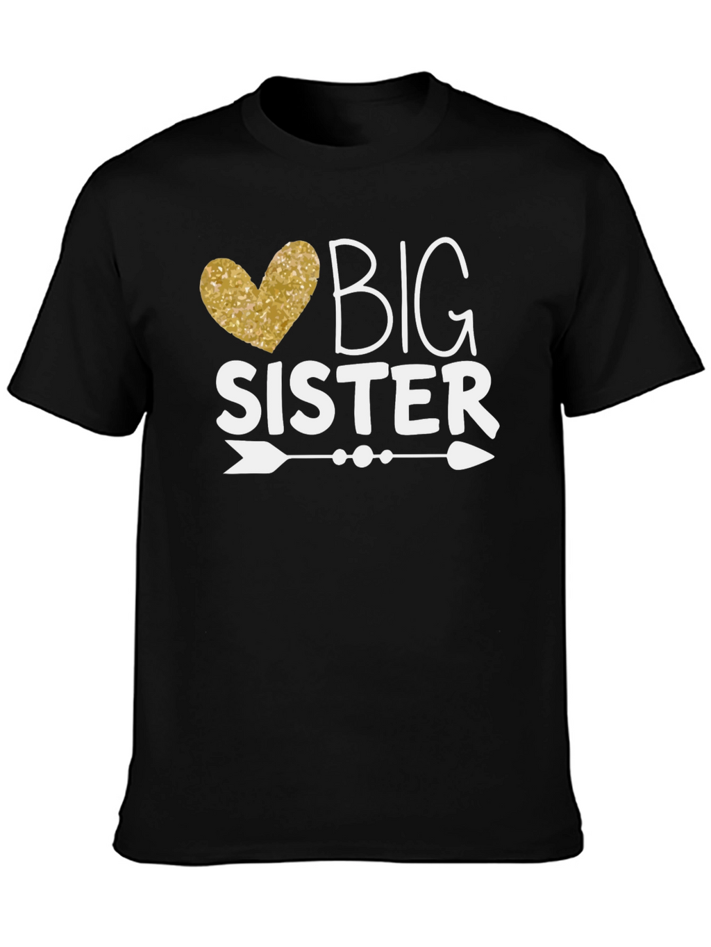 Big Sister T-Shirt - Heart Arrow Design