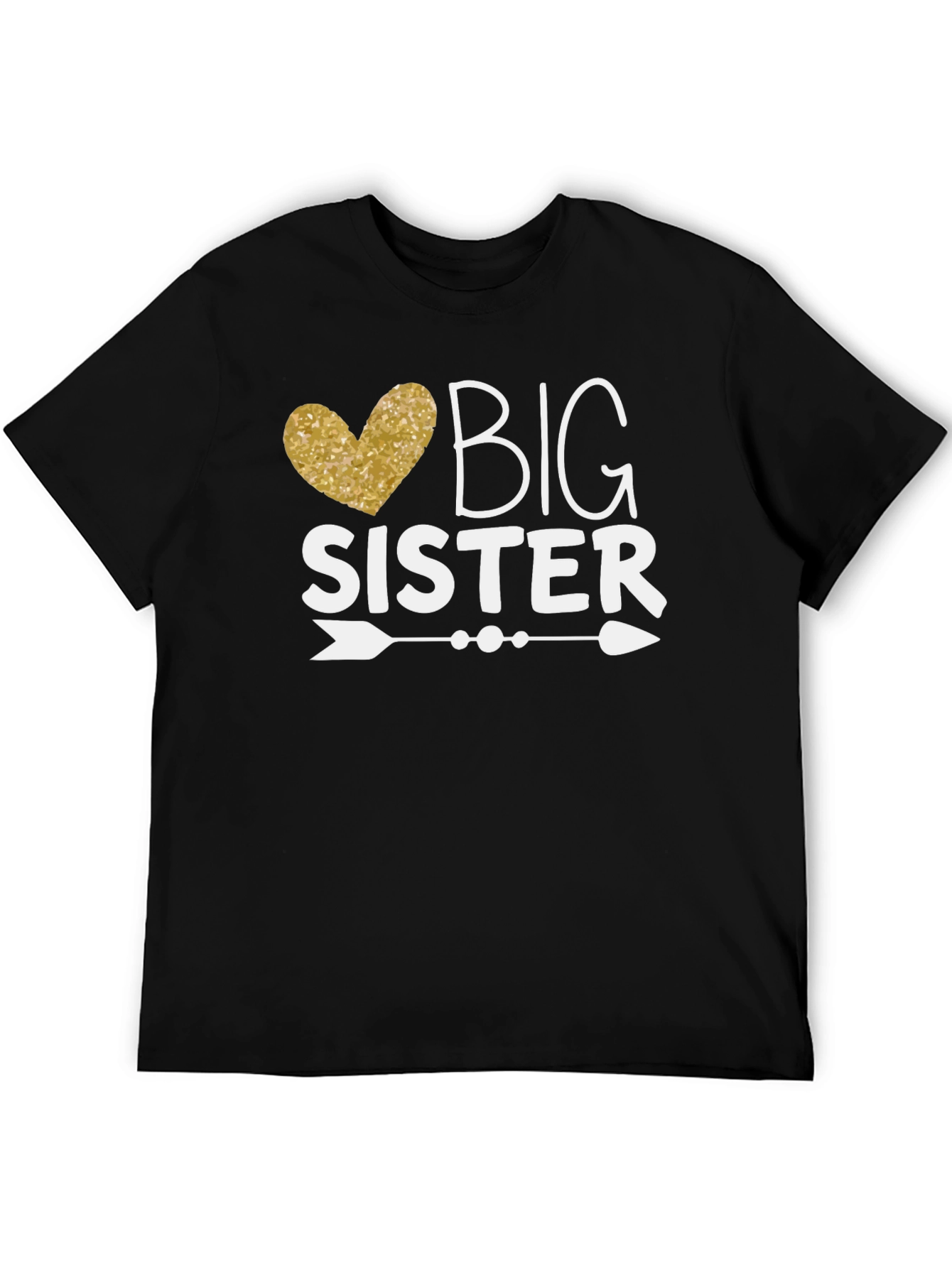 Big Sister T-Shirt - Heart Arrow Design