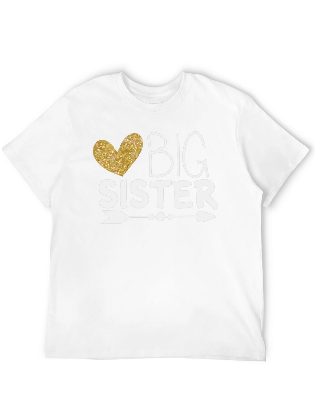Big Sister T-Shirt - Heart Arrow Design
