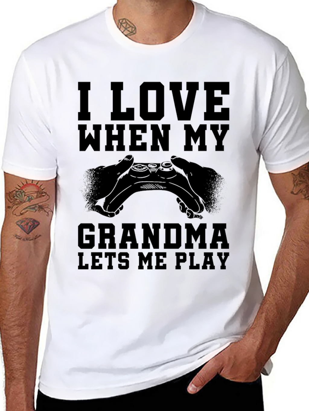 I Love When My Grandma Lets Me Play T-Shirt