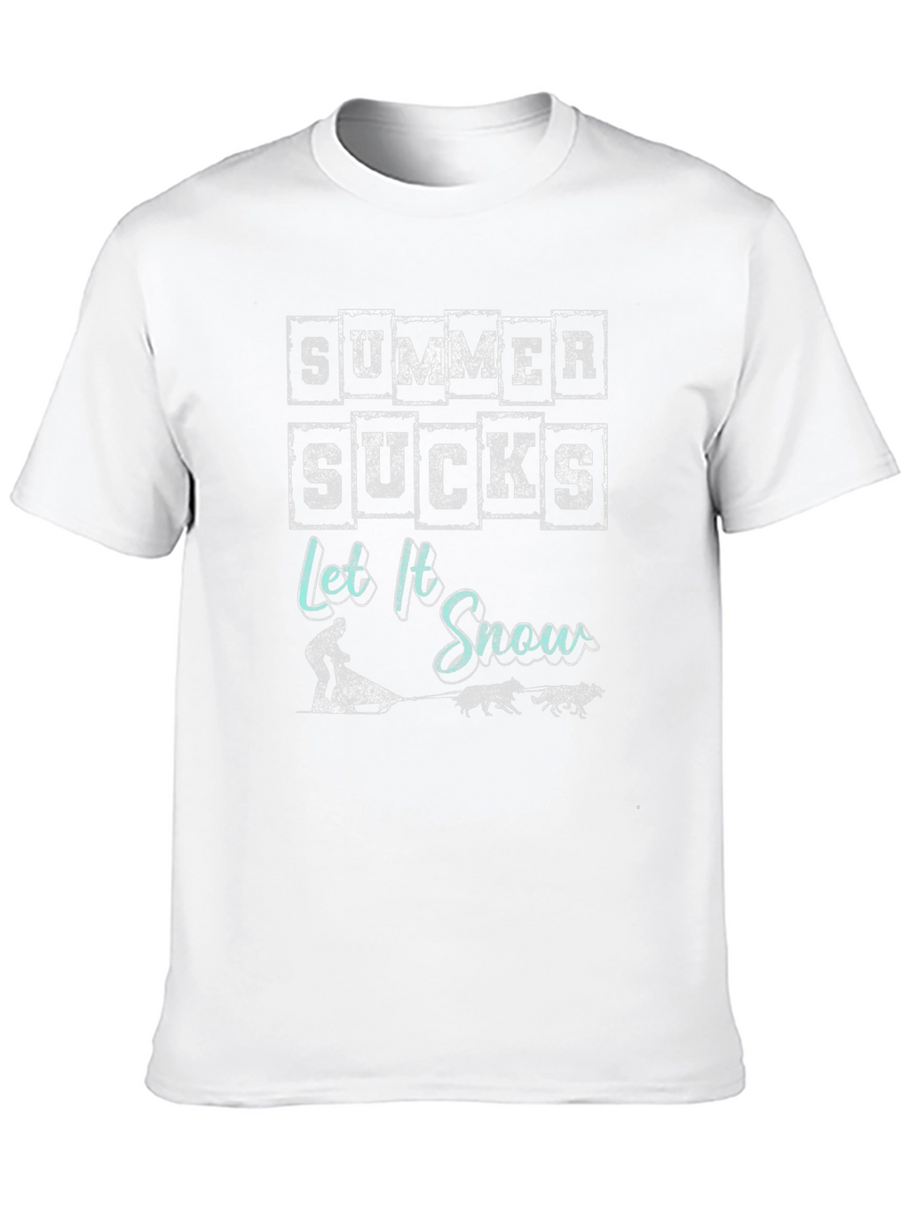Summer Sucks Let It Snow Graphic T-Shirt