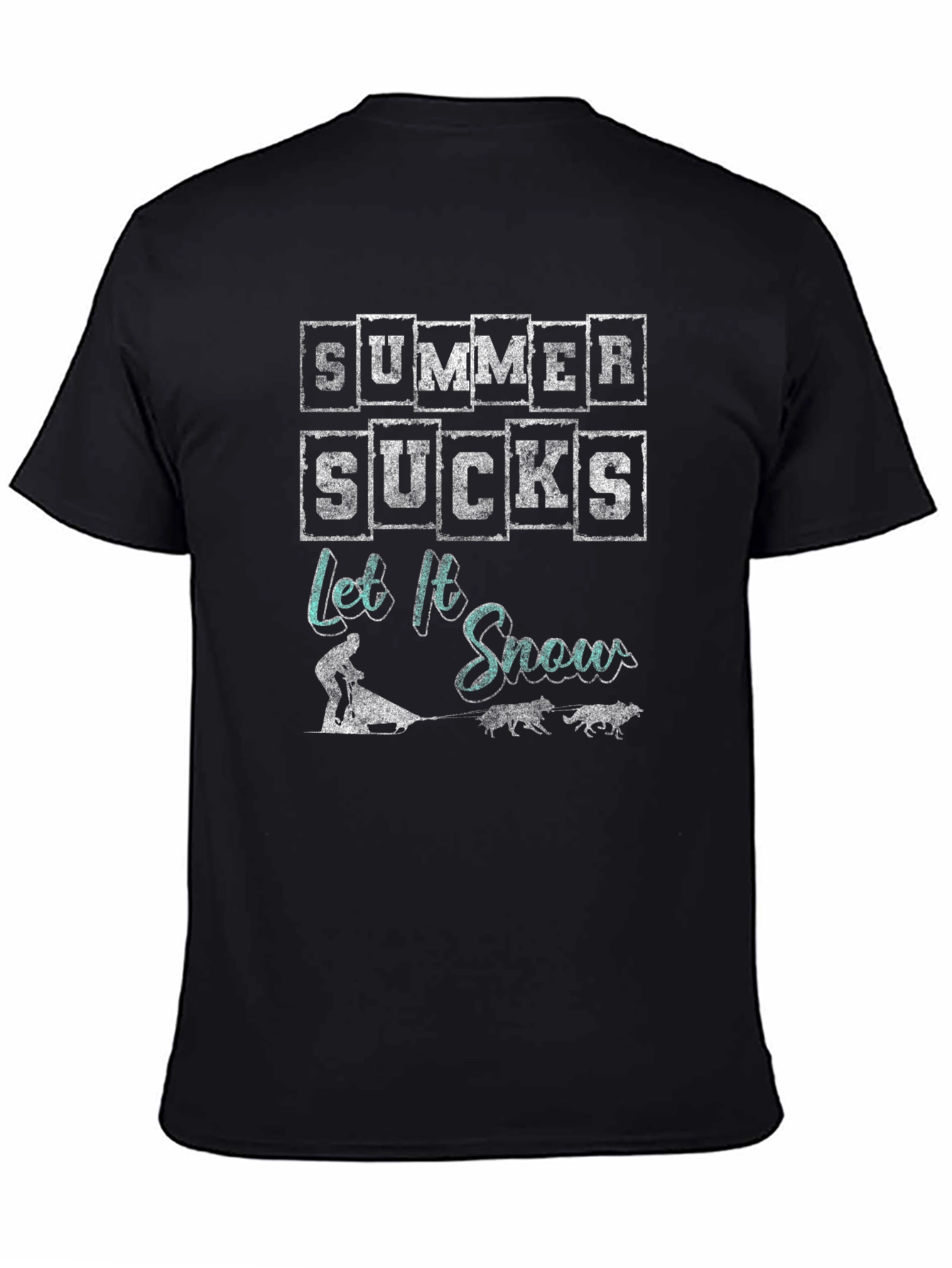 Summer Sucks Let It Snow Graphic T-Shirt
